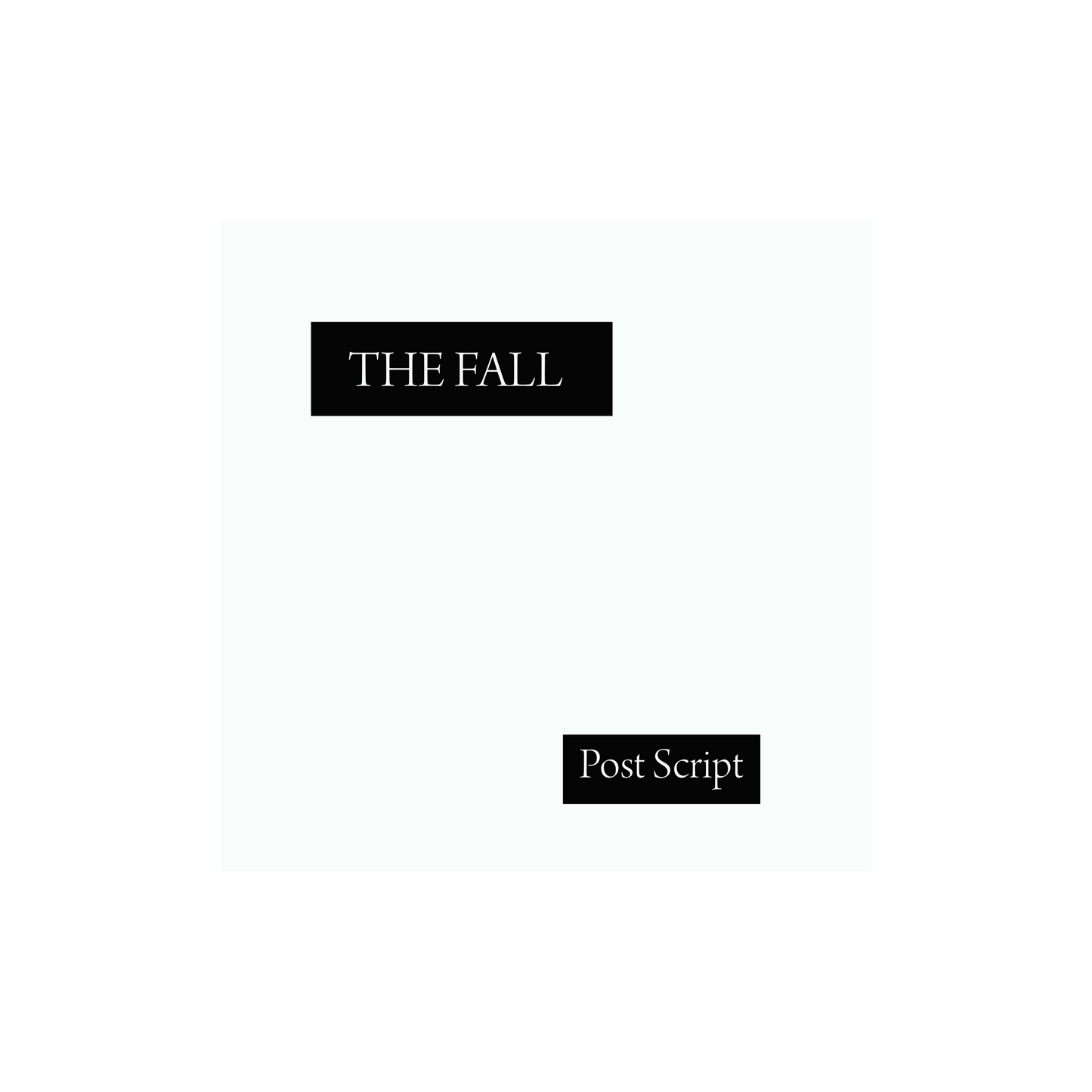 The Fall - Post Script CD